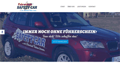 Desktop Screenshot of fahrschule-safety-car.de